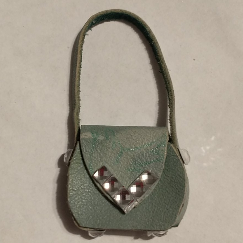 Tiny tie dye mini purse/purse charm/key chain